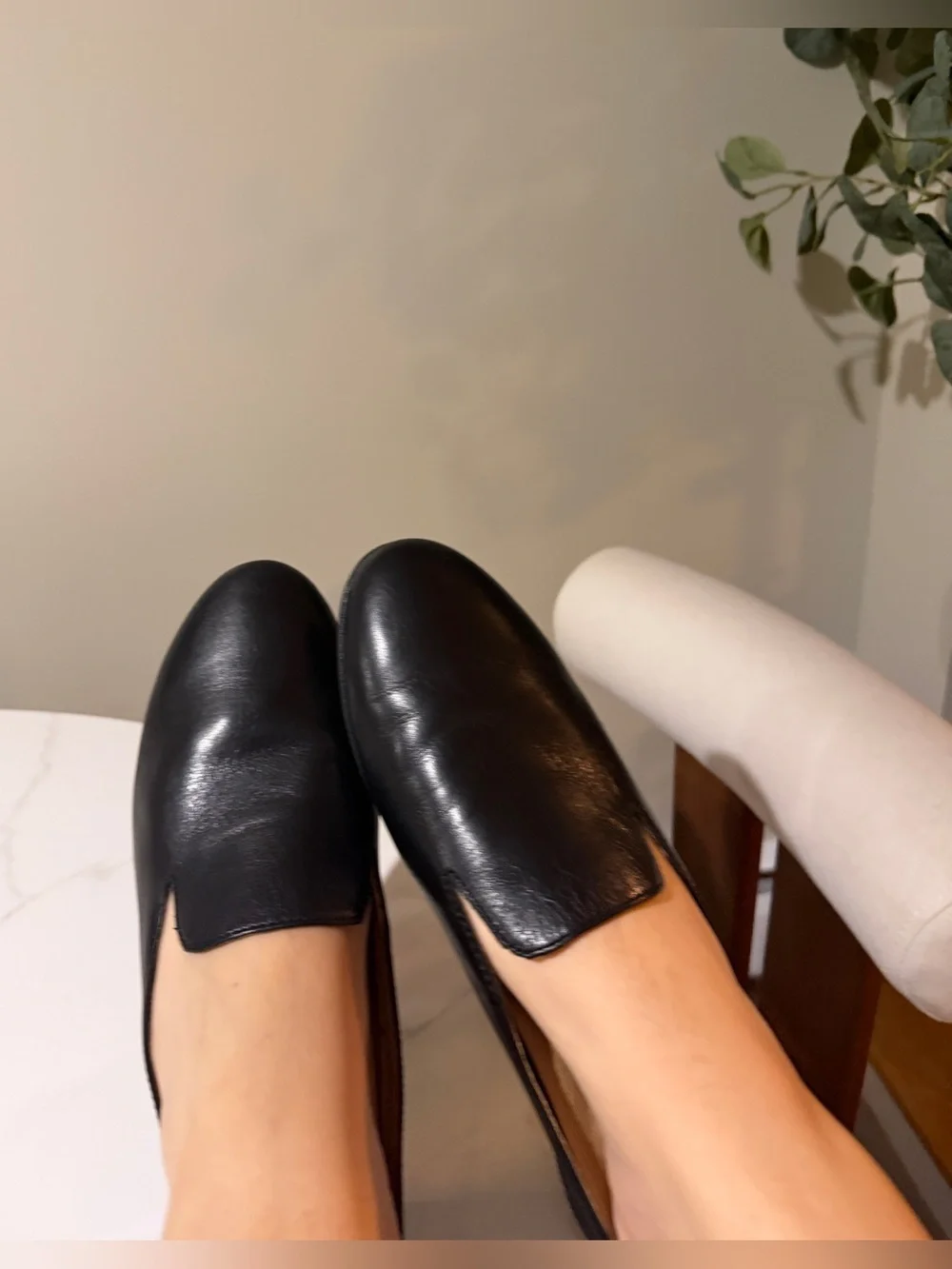 Dansko Black Leather Slip-On Clog